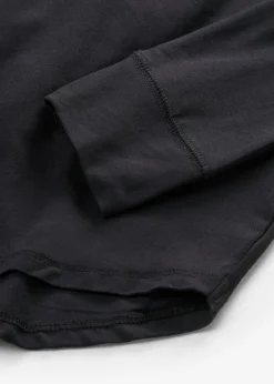 Camiseta larga de viscosa con manga larga