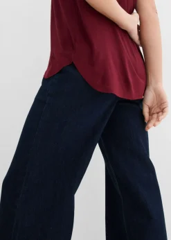 Camiseta larga de viscosa suave