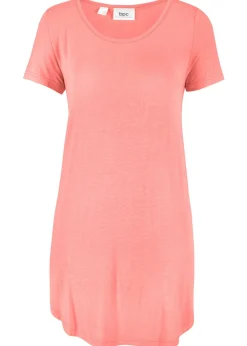 Camiseta larga de viscosa suave