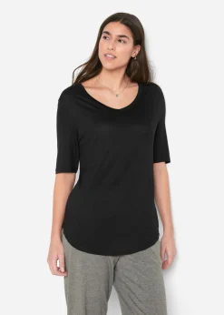 Camiseta larga de viscosa suave (2 unidades)