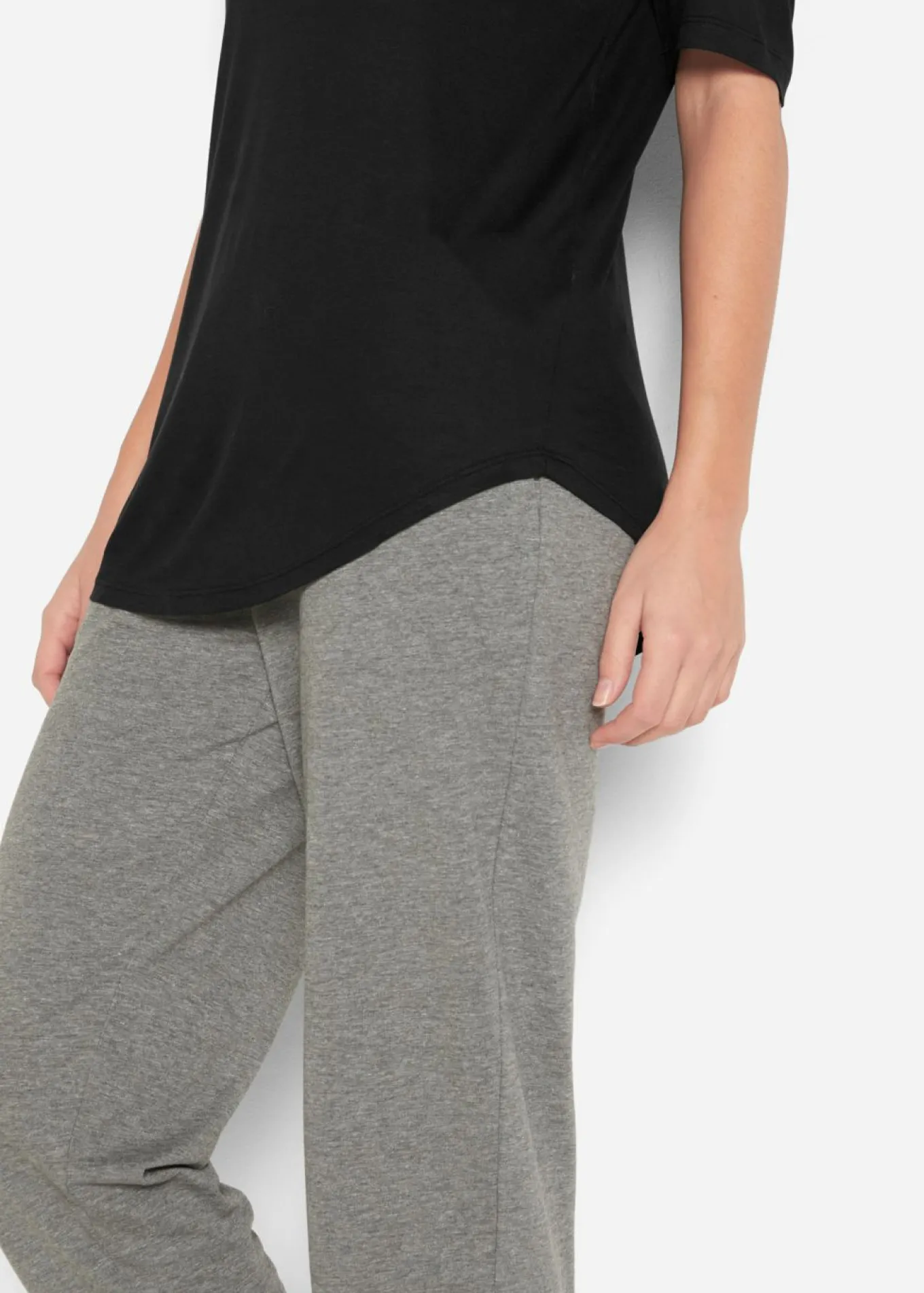 Camiseta larga de viscosa suave (2 unidades)