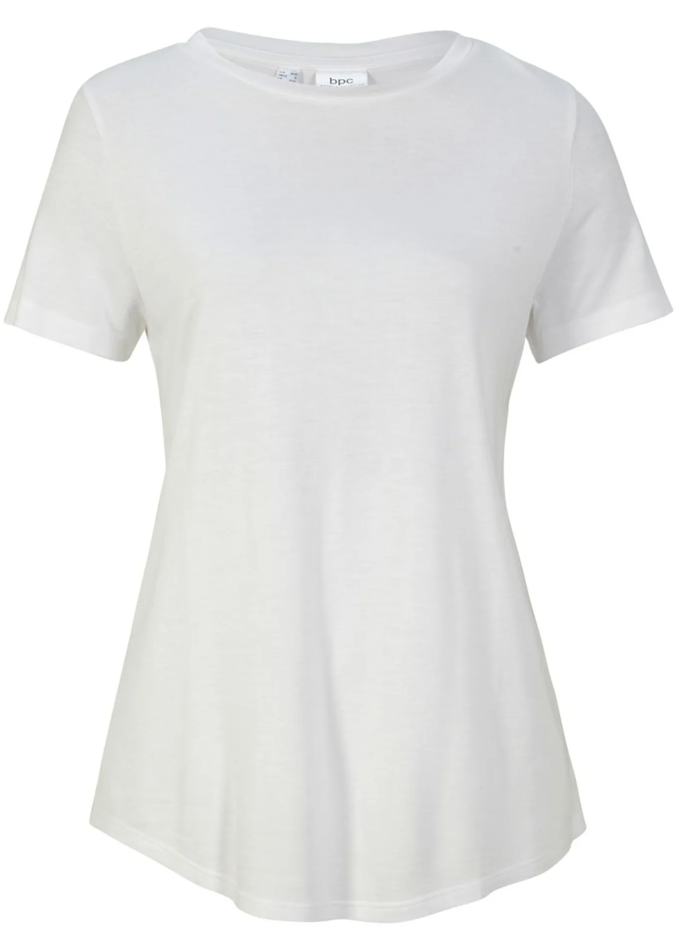 Camiseta larga de viscosa suave