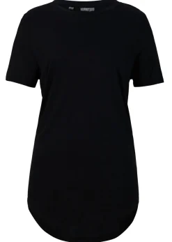 Camiseta larga de viscosa suave