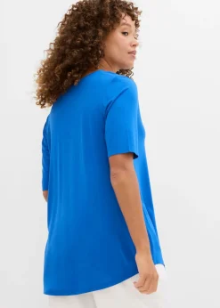 Camiseta larga de viscosa suave