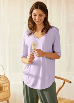 Camiseta larga de viscosa suave (2 unidades)