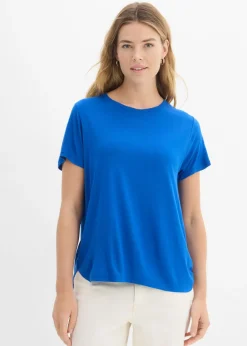 Camiseta larga de viscosa suave
