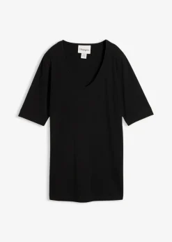 Camiseta larga favorecedora