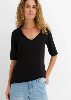 Camiseta larga favorecedora