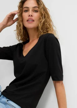 Camiseta larga favorecedora