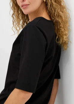 Camiseta larga favorecedora