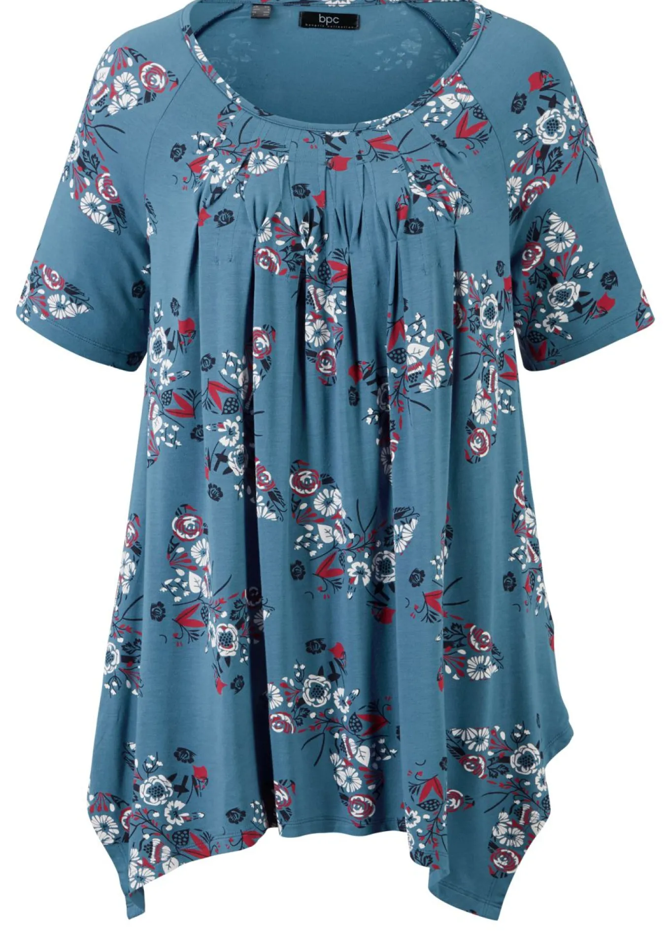 Camiseta larga irregular