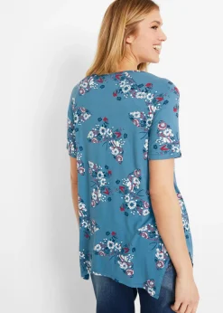 Camiseta larga irregular