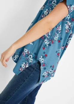 Camiseta larga irregular