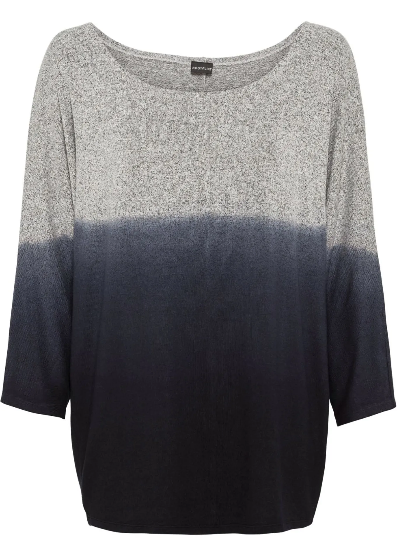 Camiseta oversize con transición de colores