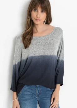 Camiseta oversize con transición de colores