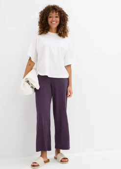 Camiseta oversize, corta, de algodón orgánico puro y pesado