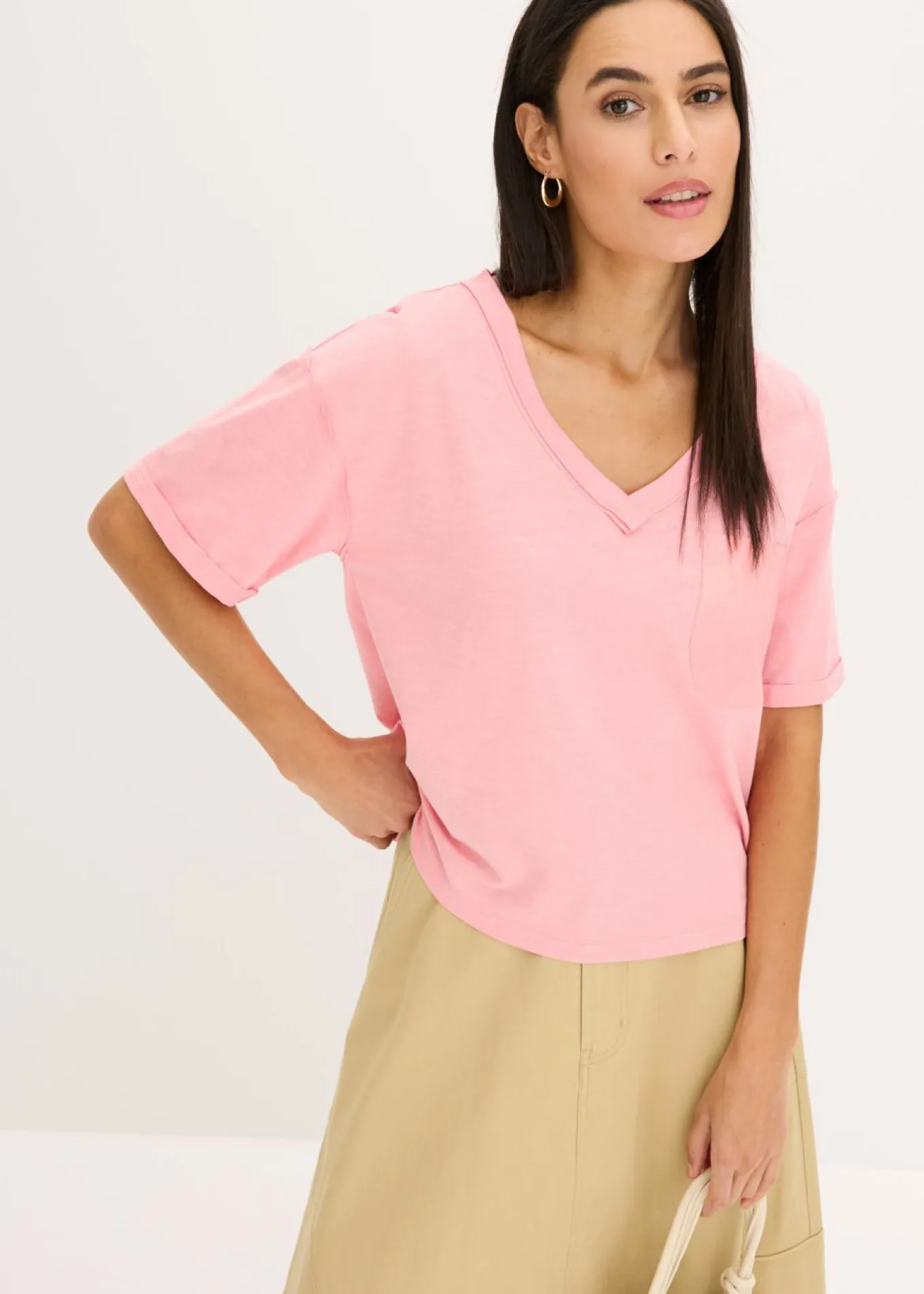 Camiseta oversize de algodón puro