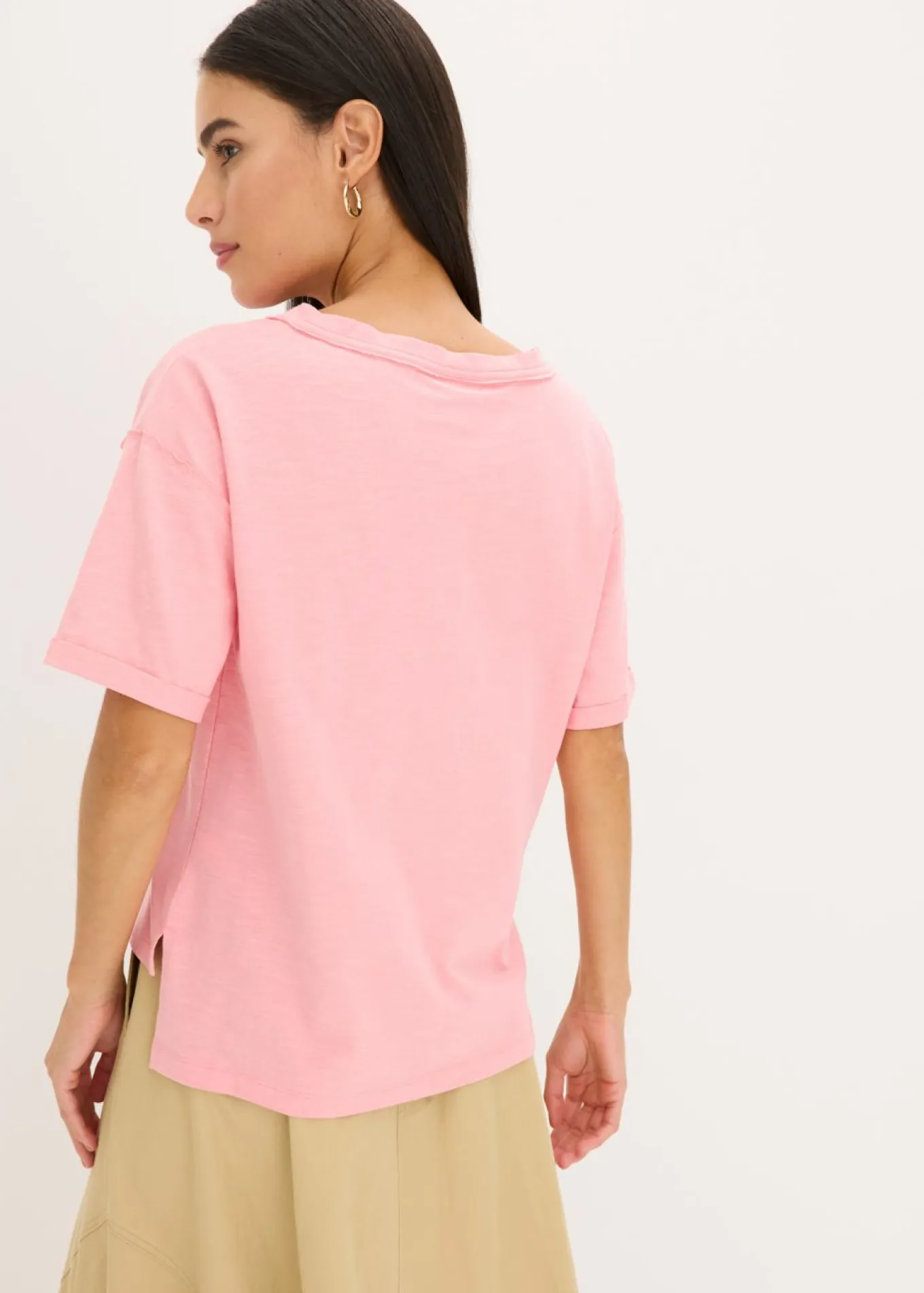 Camiseta oversize de algodón puro