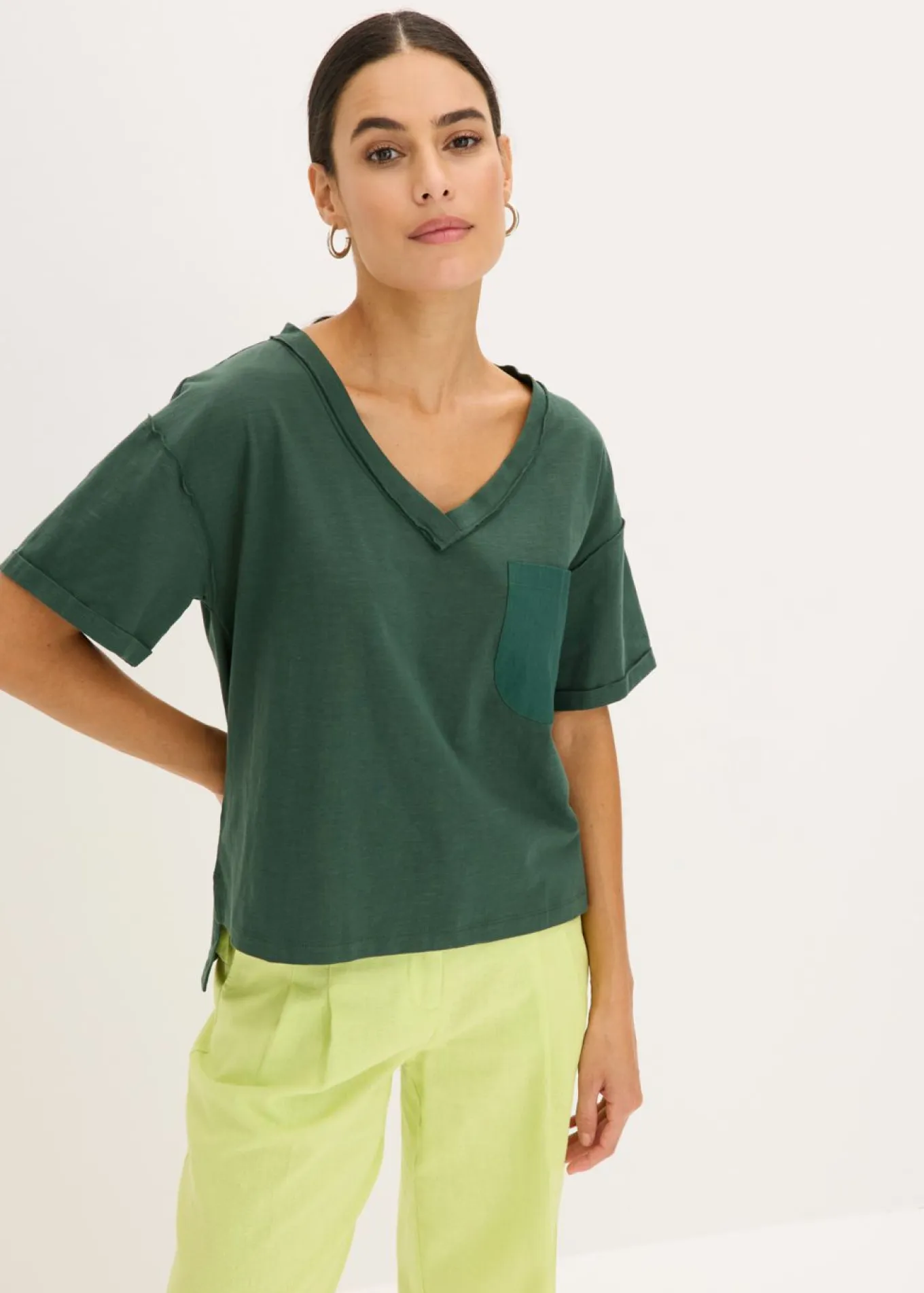 Camiseta oversize de algodón puro