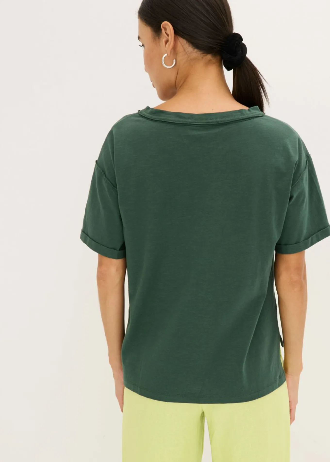 Camiseta oversize de algodón puro