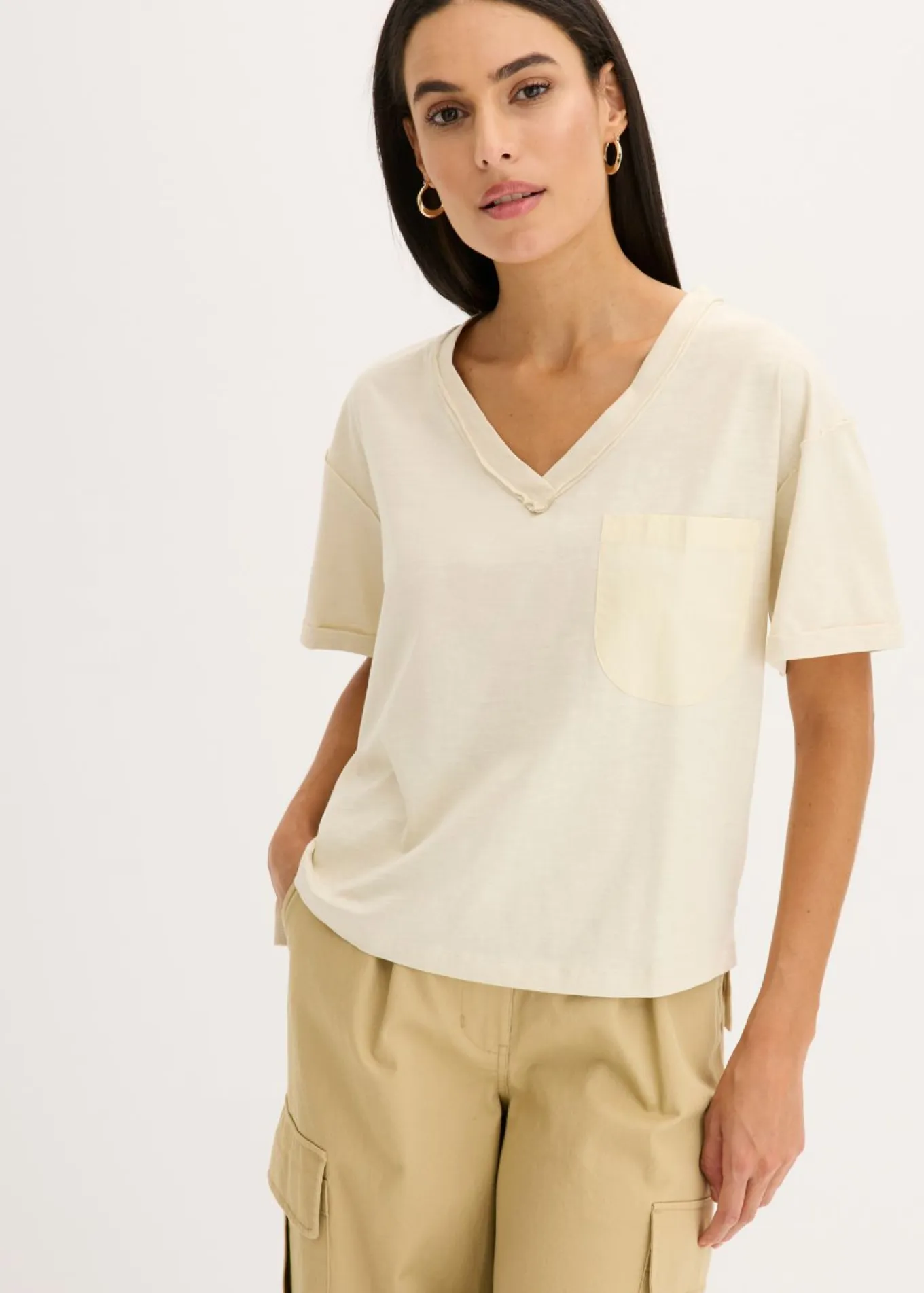 Camiseta oversize de algodón puro