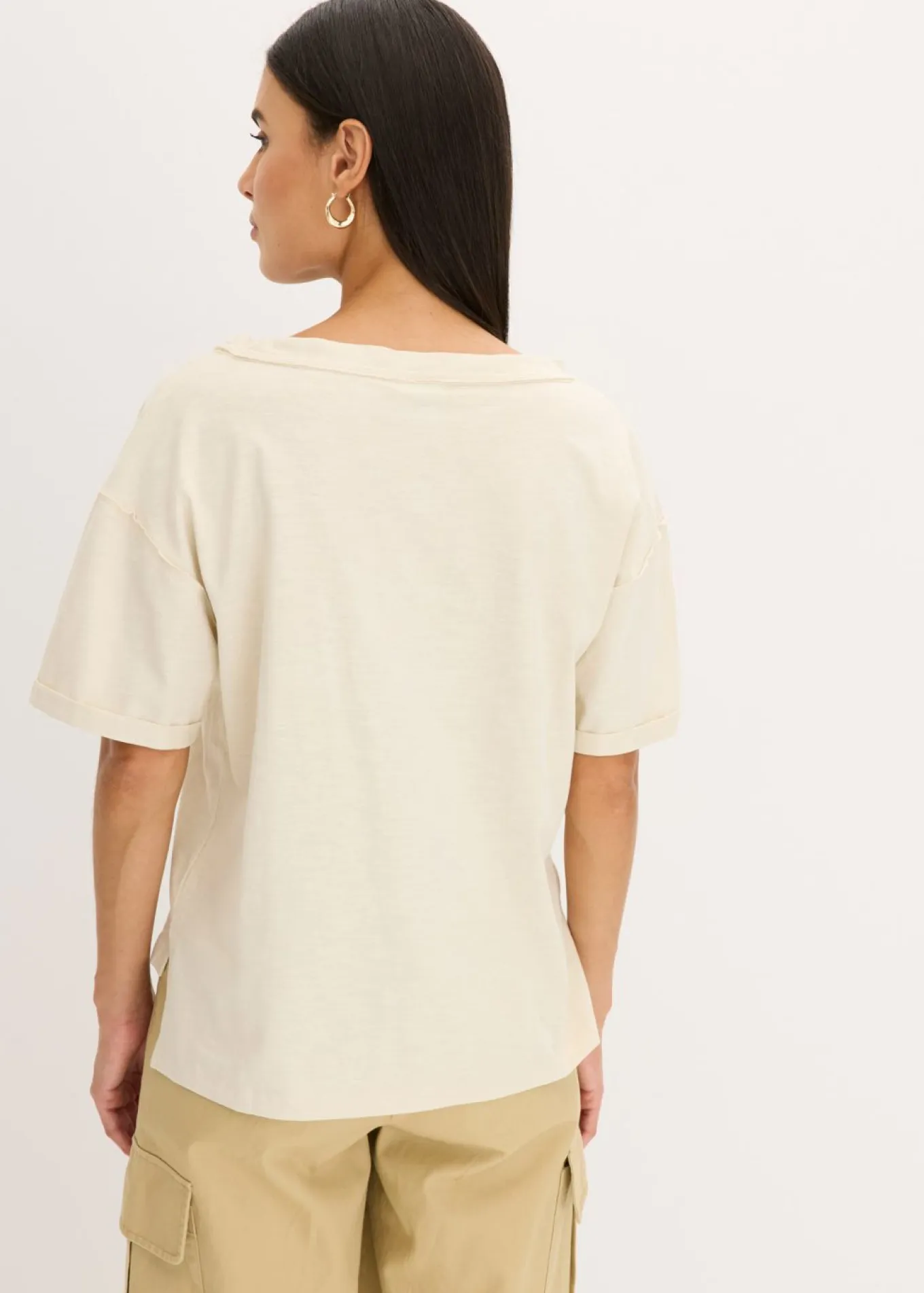 Camiseta oversize de algodón puro