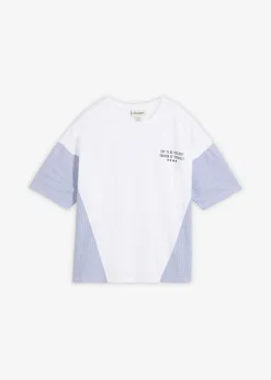 Camiseta oversize de mezcla de algodón