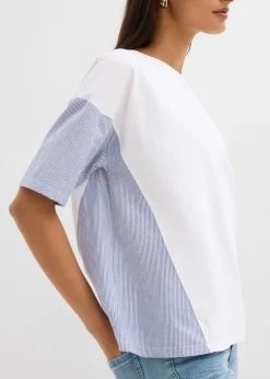Camiseta oversize de mezcla de algodón