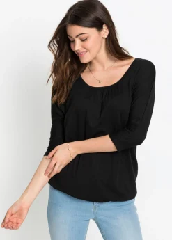Camiseta oversize de mezcla de viscosa