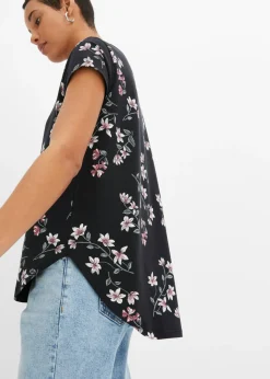 Camiseta oversize de mezcla de algodón