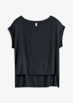 Camiseta oversize de viscosa fluida