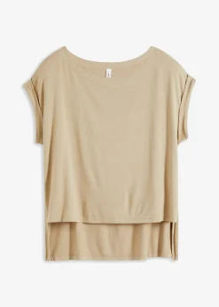 Camiseta oversize de viscosa fluida