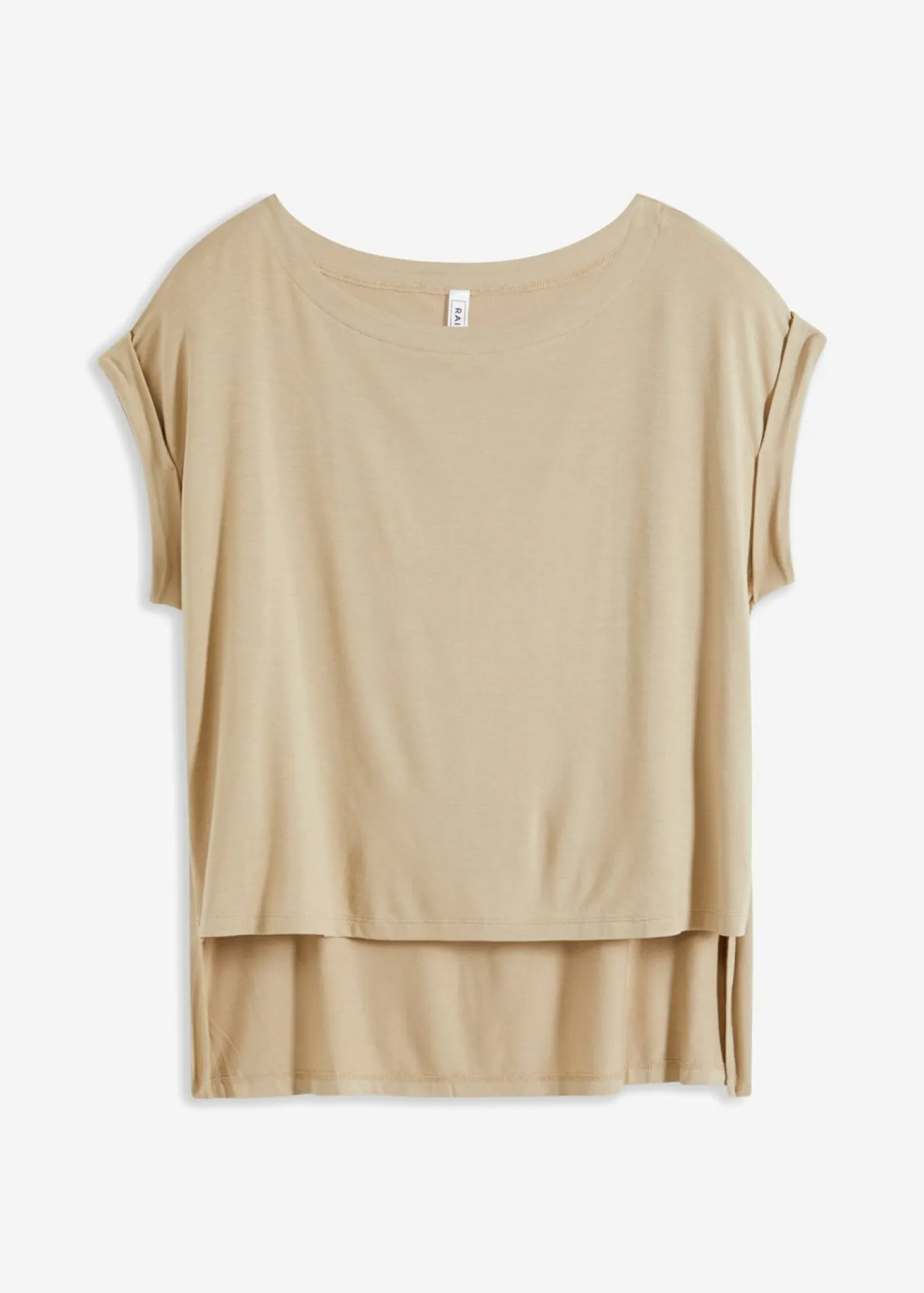 Camiseta oversize de viscosa fluida