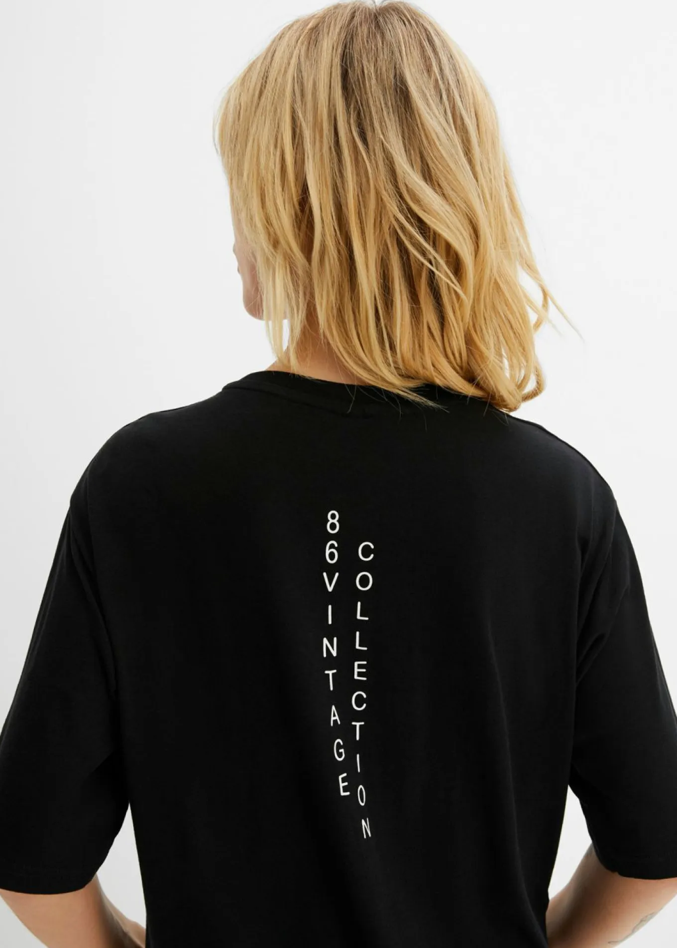 Camiseta oversize en mezcla de viscosa suave