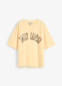 Camiseta oversize en suave mezcla de algodón