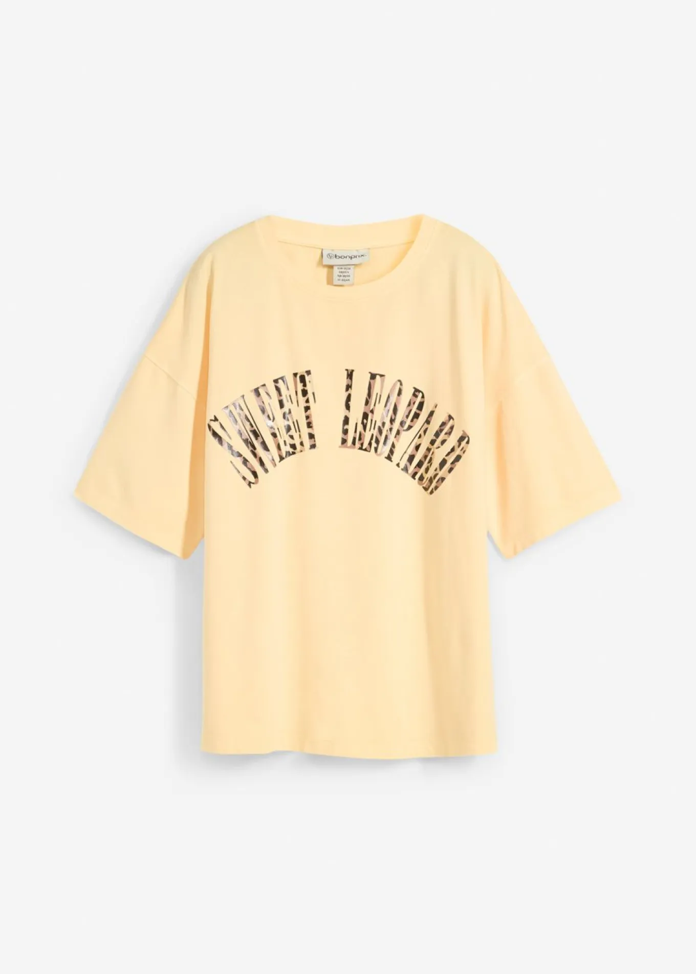 Camiseta oversize en suave mezcla de algodón