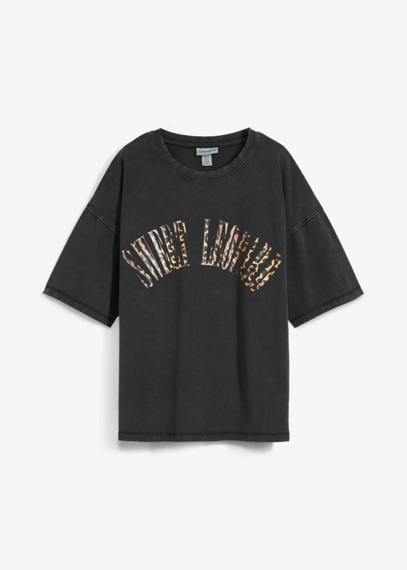 Camiseta oversize en suave mezcla de algodón
