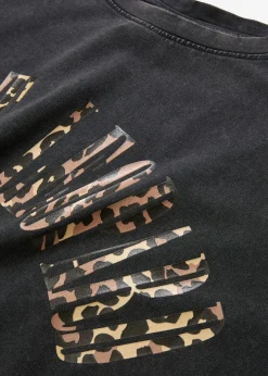 Camiseta oversize en suave mezcla de algodón