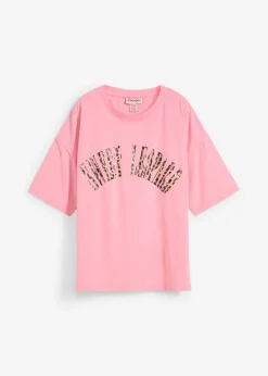 Camiseta oversize en suave mezcla de algodón