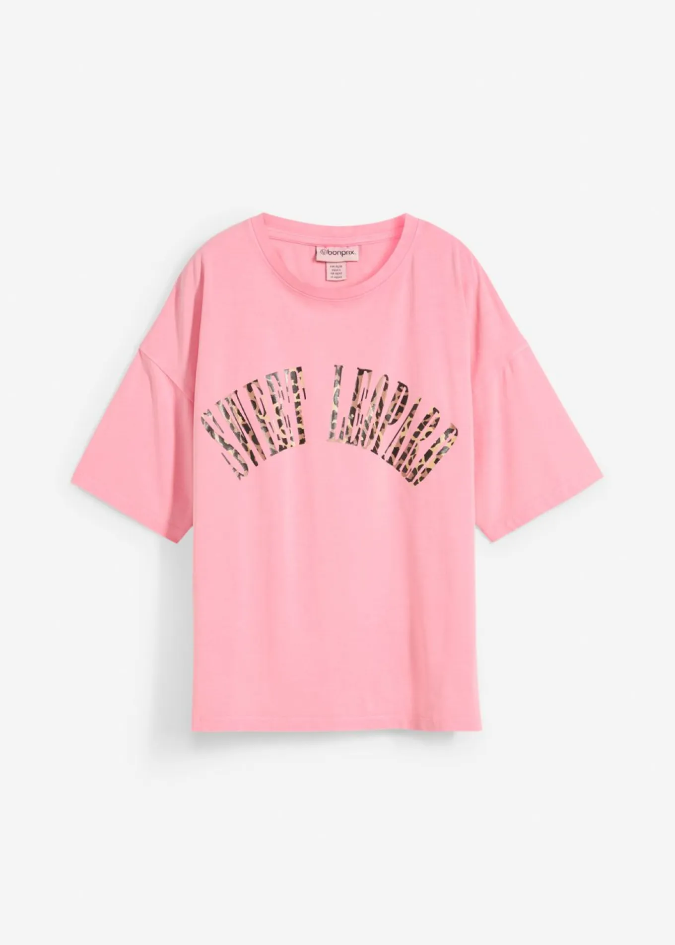Camiseta oversize en suave mezcla de algodón