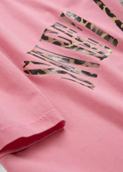 Camiseta oversize en suave mezcla de algodón