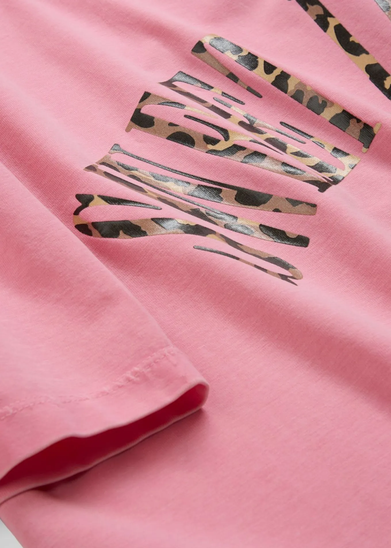 Camiseta oversize en suave mezcla de algodón