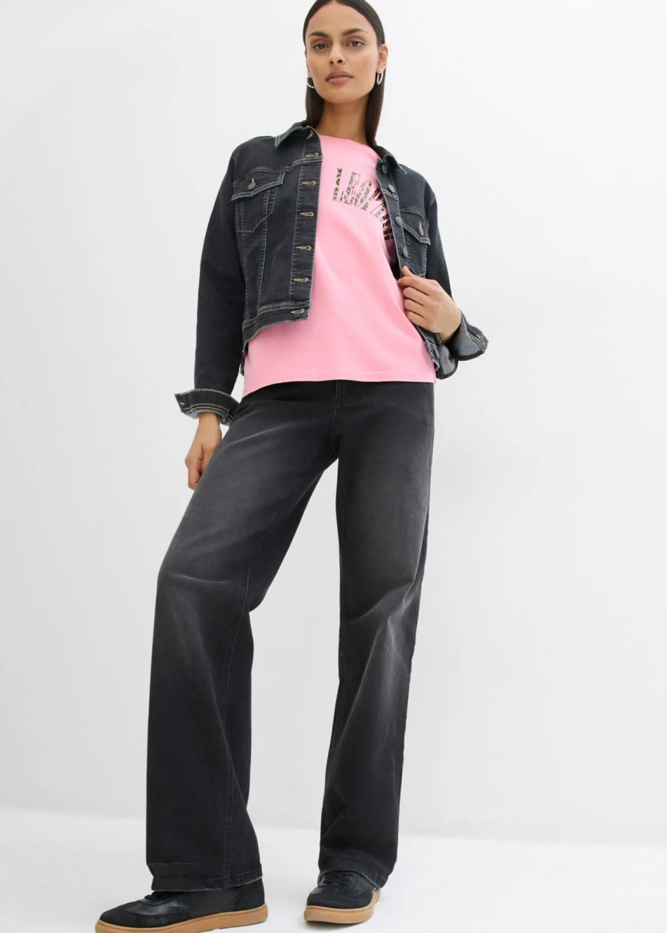 Camiseta oversize en suave mezcla de algodón