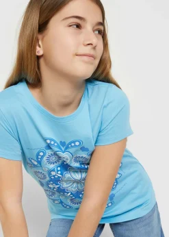 Camiseta para niñas de algodón orgánico