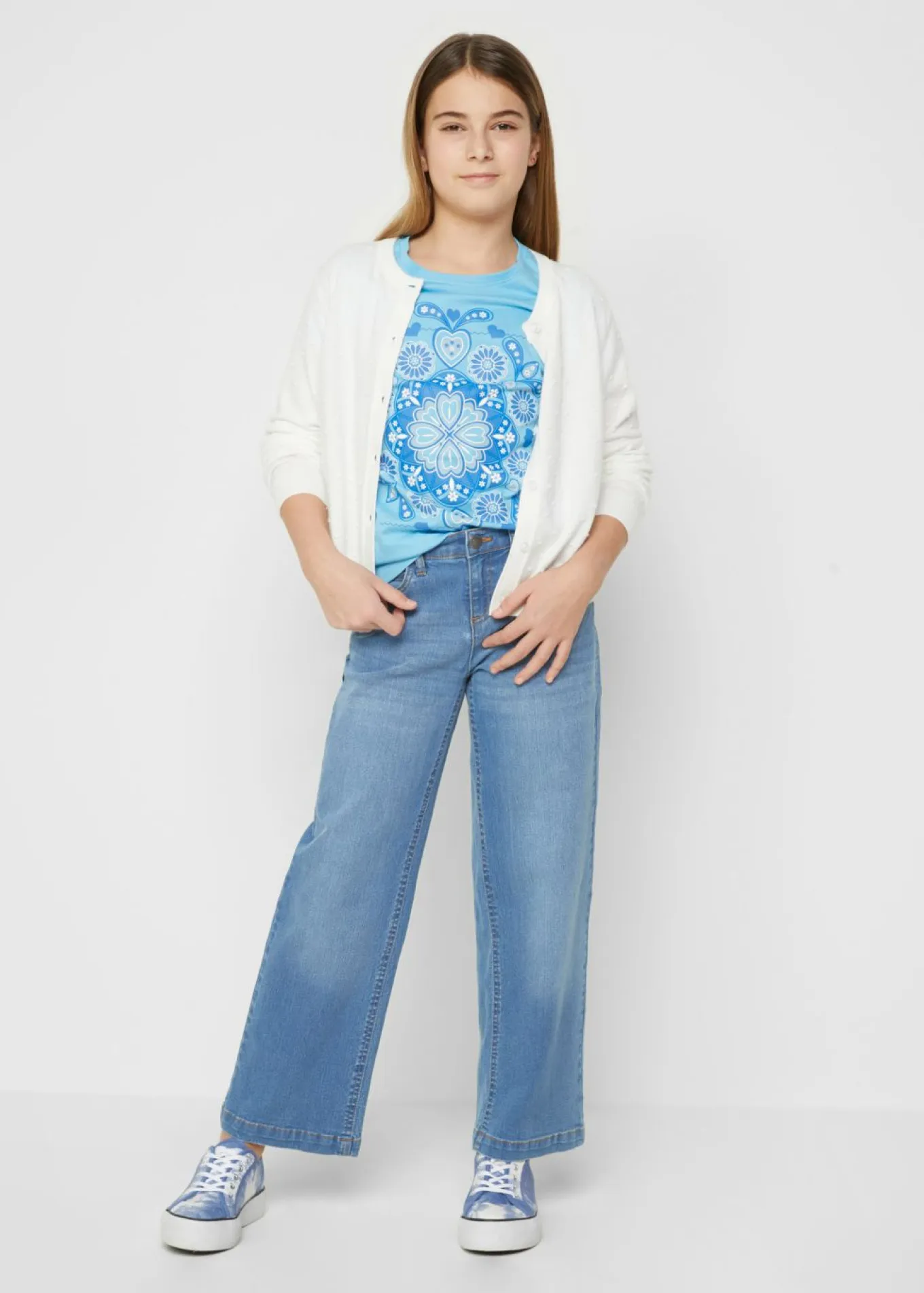 Camiseta para niñas de algodón orgánico