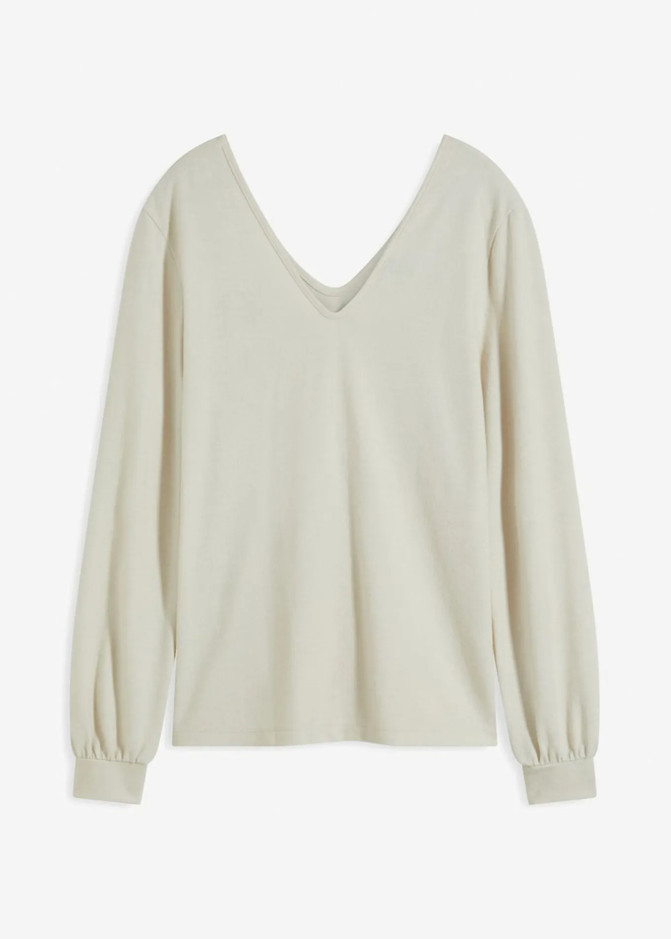 Camiseta polar con perlas