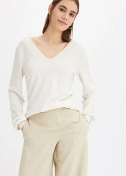 Camiseta polar con perlas