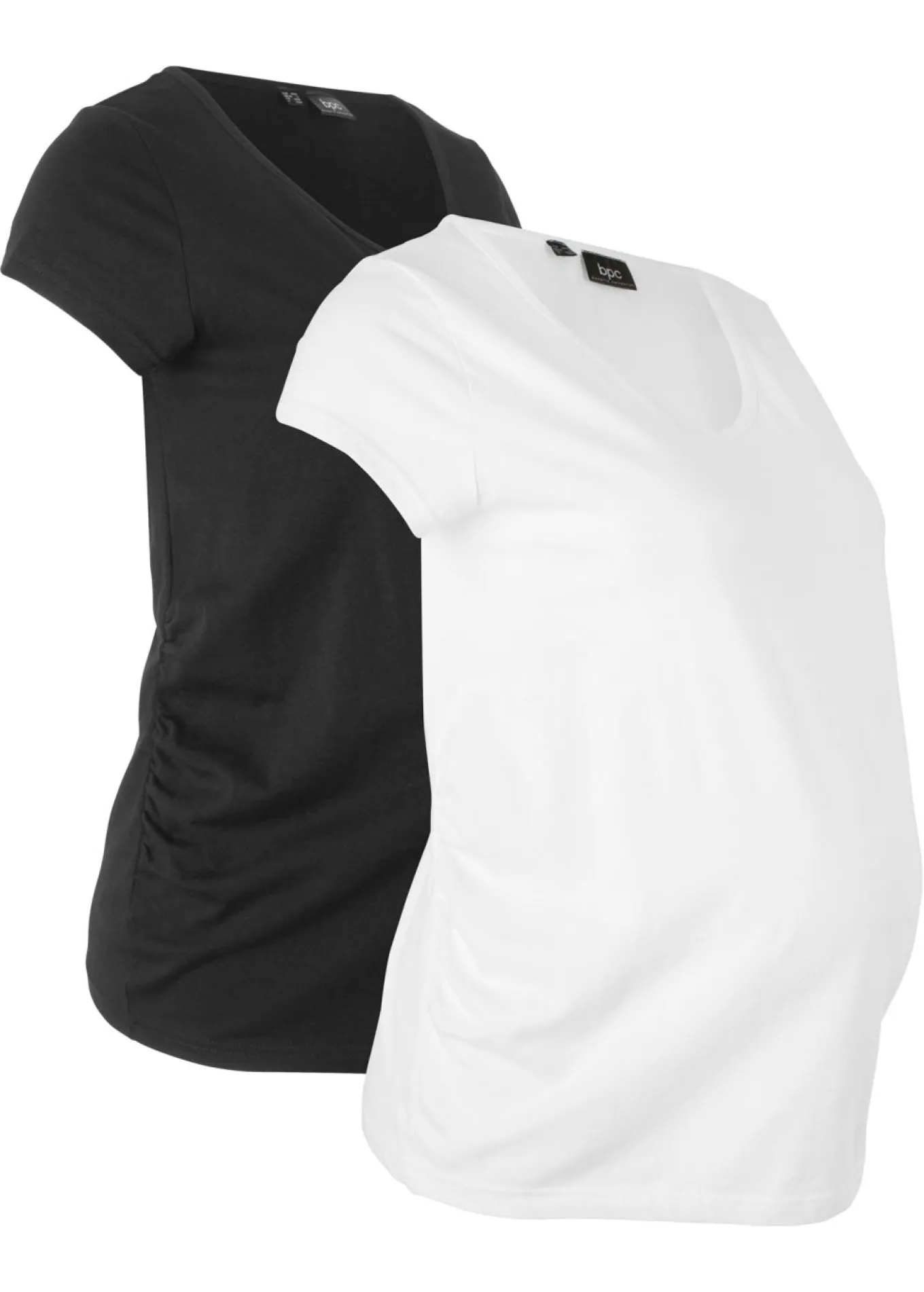 Camiseta premamá básica de algodón orgánico (2 unidades)