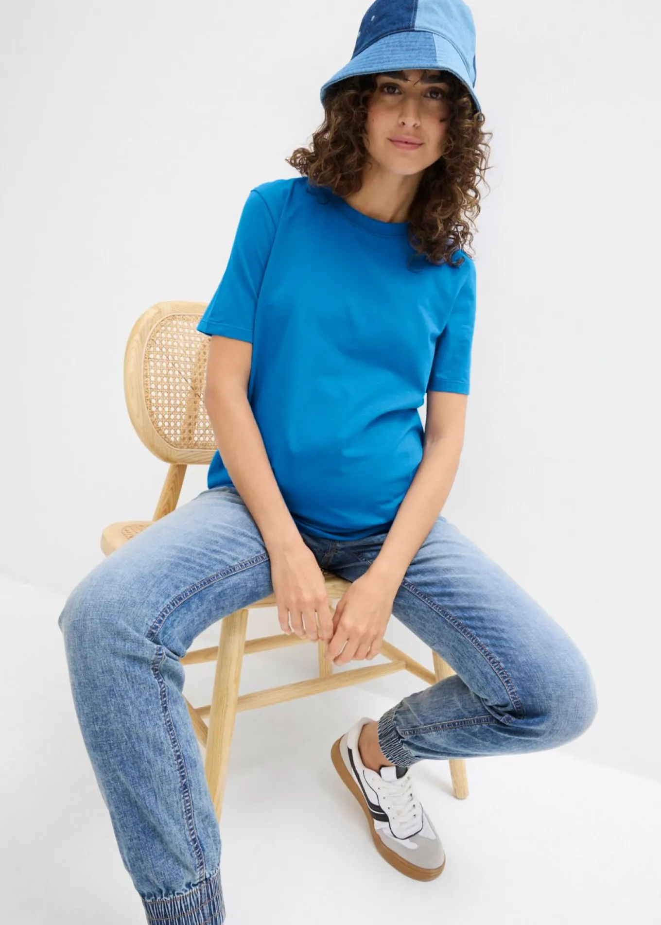 Camiseta premamá de algodón orgánico (2 unidades)