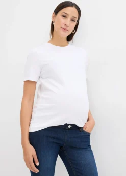 Camiseta premamá de algodón orgánico (2 unidades)